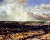 Famous Extensive Paintings - An Extensive Landscape with a Hawking Party